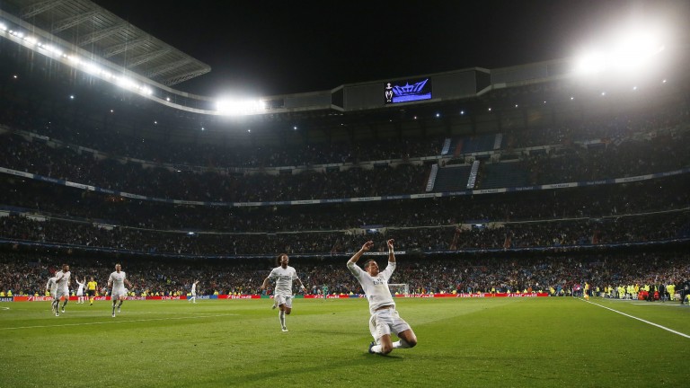 Foto: REUTERS ronaldo feiert dreierpack